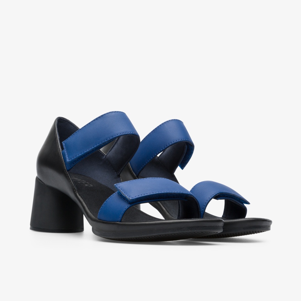 Camper Upright Black/Blue - Camper Women's Heels ||9471-EIWRC||